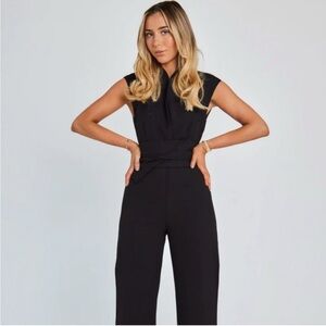 Odd muse - the ultimate must sleeveless jumpsuit black